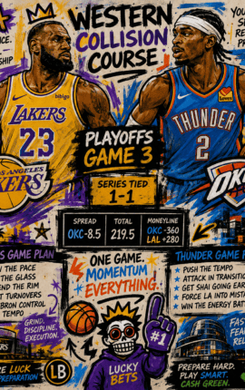 Lakers vs Thunder: Oklahoma City Smells Blood as LeBron Faces a Defining Playoff Night