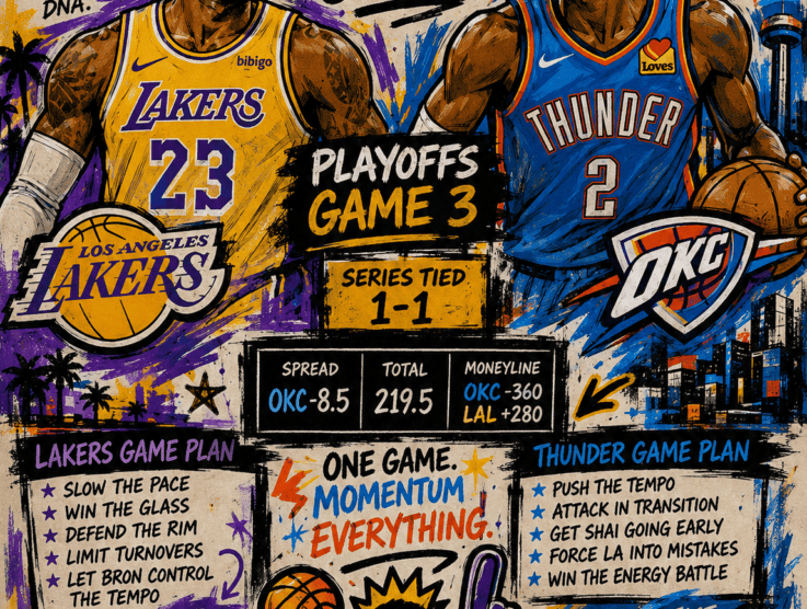 Lakers vs Thunder: Oklahoma City Smells Blood as LeBron Faces a Defining Playoff Night
