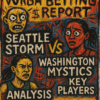 WNBA Betting Report: Seattle Storm vs Washington Mystics – Analysis of Stakes and Key Players Betting Report