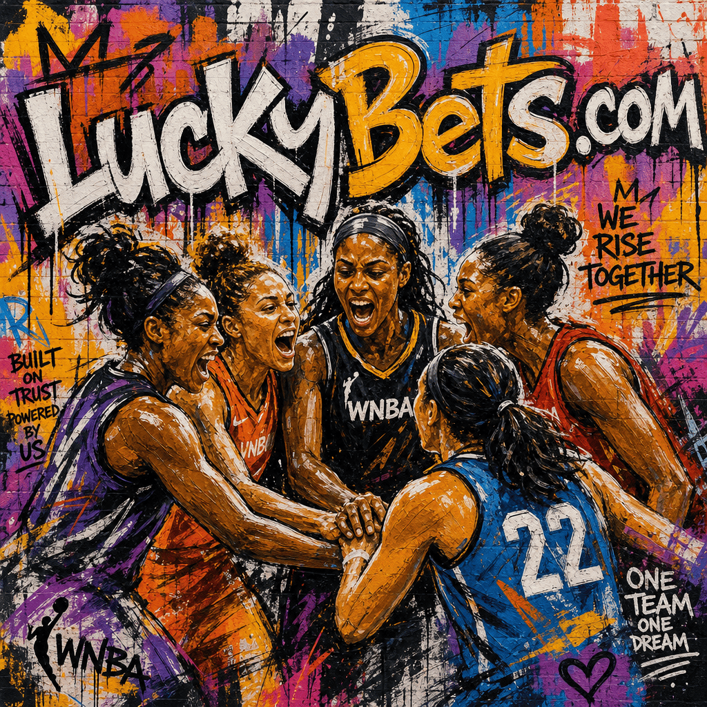 Neo-Expressionist Graffiti Art of WNBA Teamwork