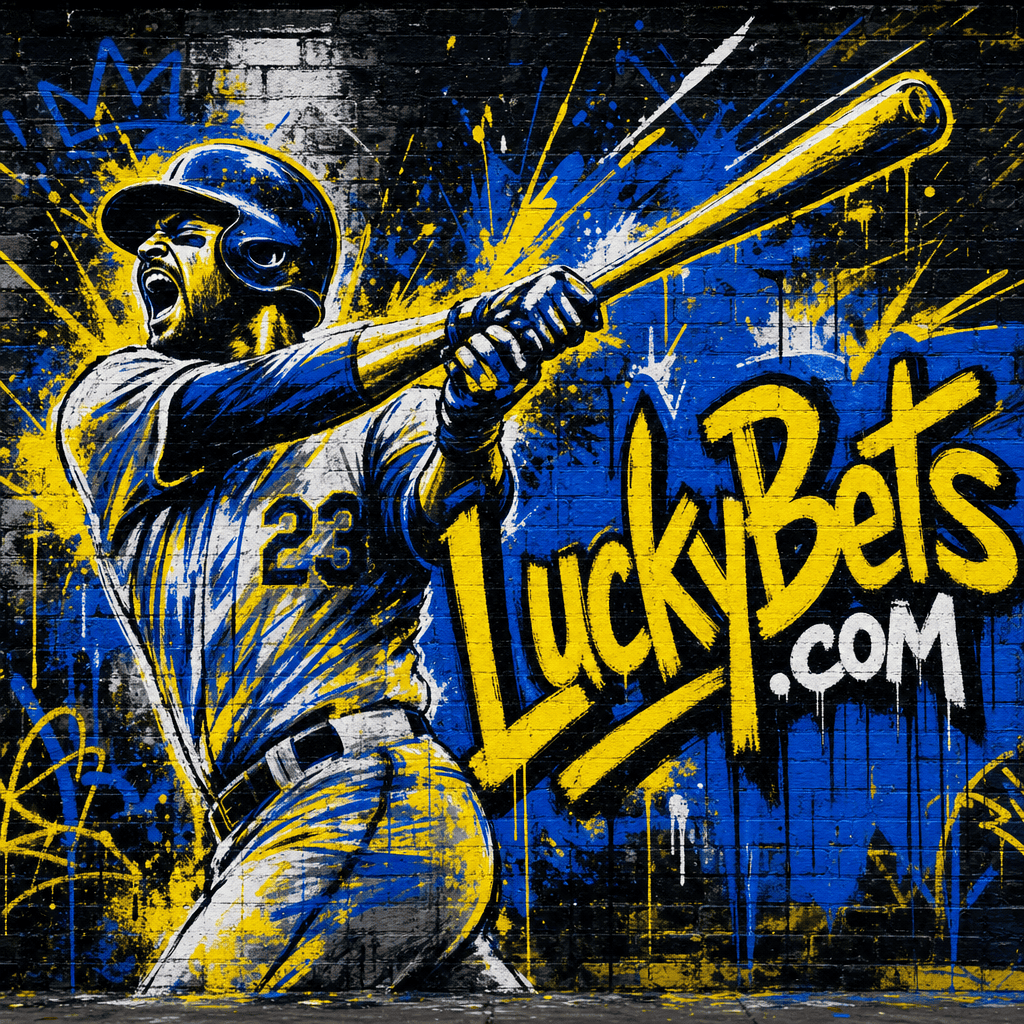 High-contrast street art of Rays vs Angels baseball matchup.