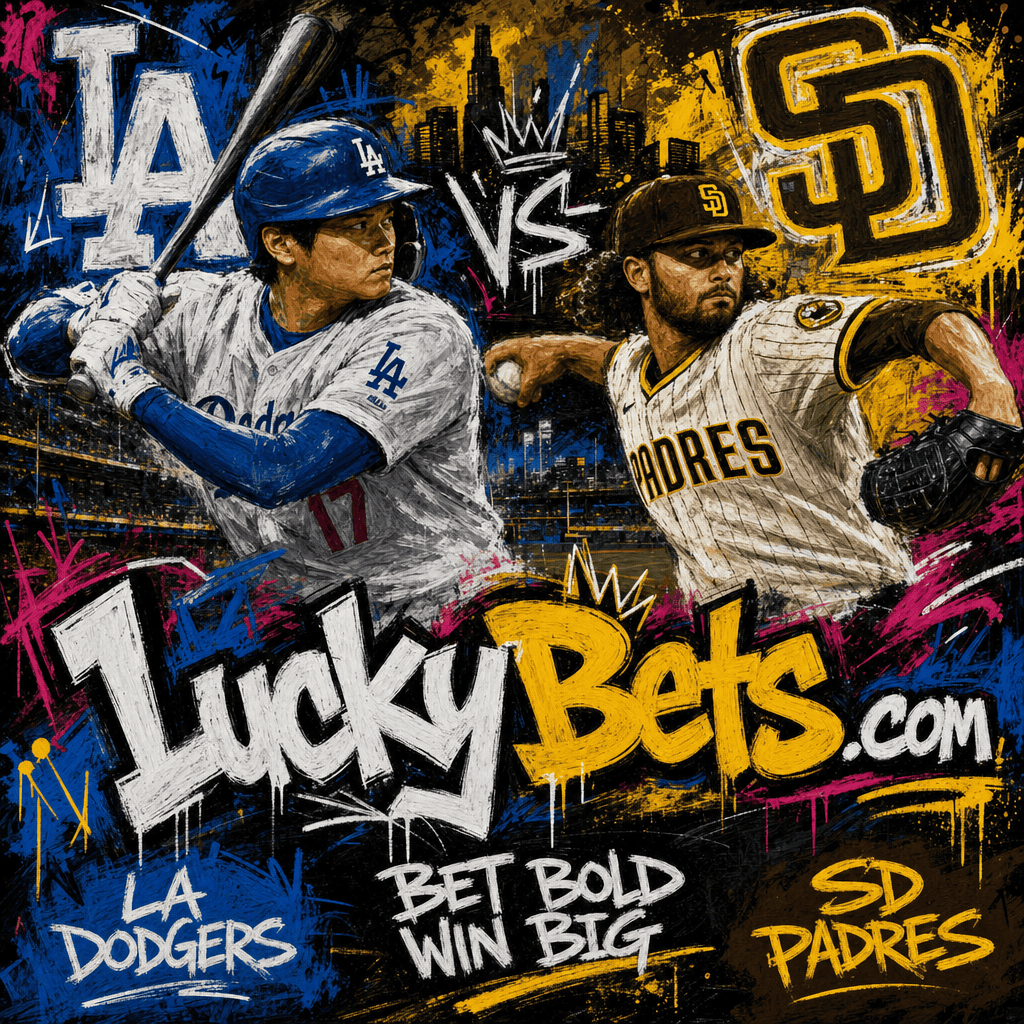 Dodgers vs Padres Artwork