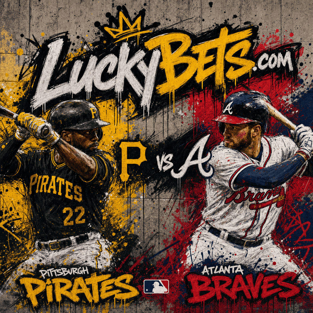 Pirates vs Braves Graffiti Art