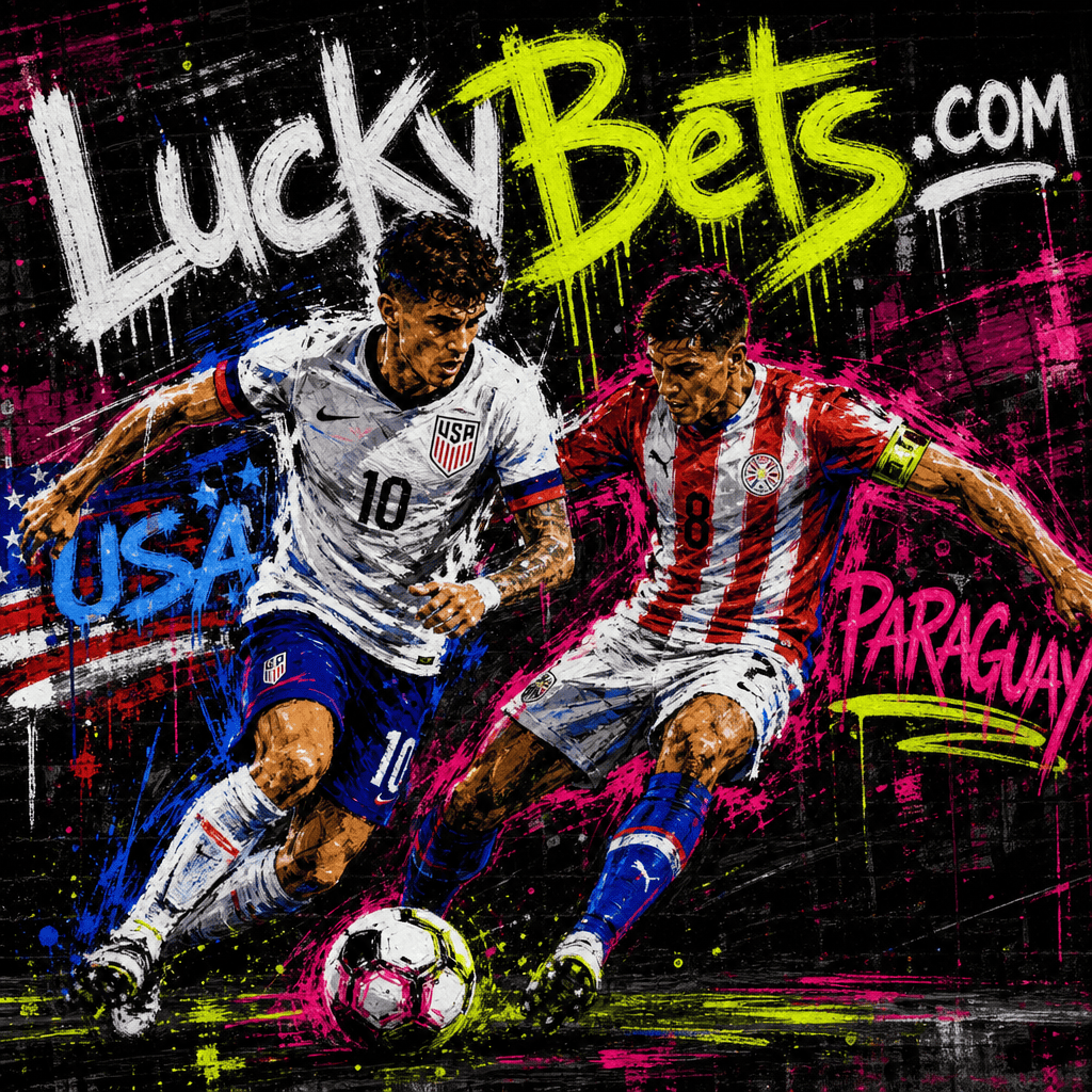 USA vs Paraguay World Cup Betting Art