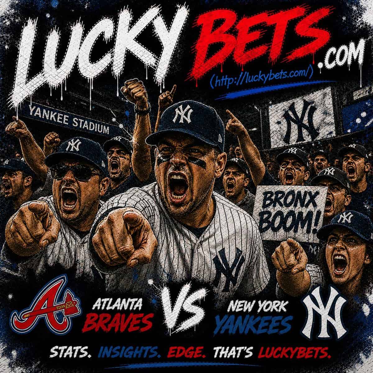 Atlanta Braves vs NY Yankees Matchup Art